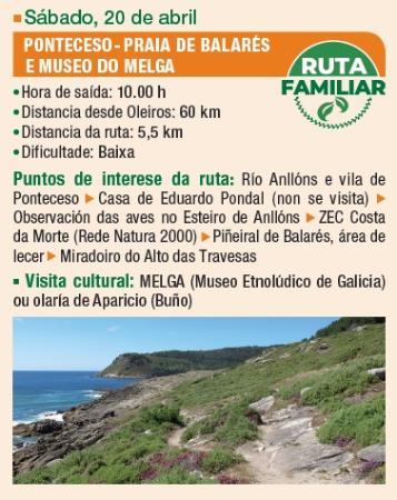 Imaxe Aberto o prazo de inscrición para a ruta familiar Ponteceso-Praia de...